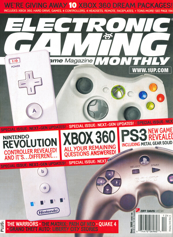 Electronic Gaming Monthly Issue 198 (December 2005) cover